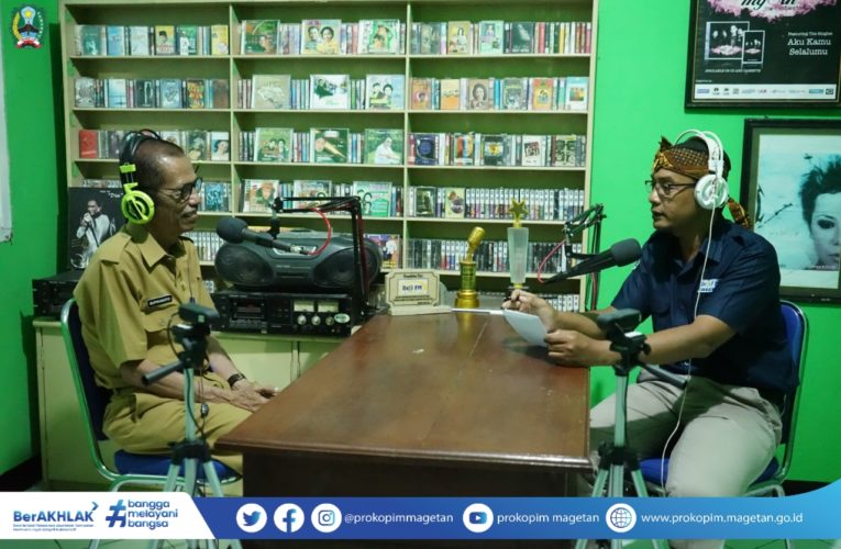 Podcast Rasi FM “Mengupas Ide Out of The Box Bupati Magetan”
