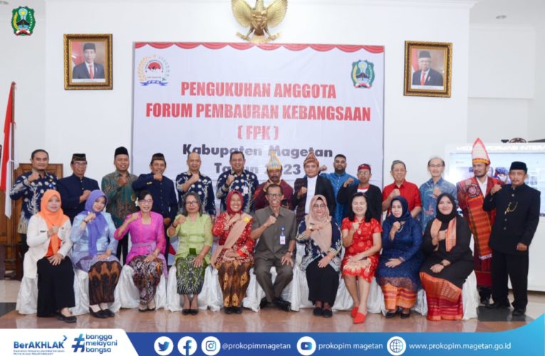 Pengukuhan Anggota Forum Pembauran Kebangsaan (FPK) Kabupaten Magetan