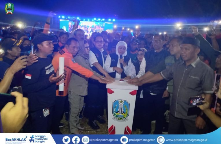 Momen Spesial Dalam Pembukaan Jambore Relawan BPBD Jatim dan Launching Logo Hari Jadi Provinsi Jawa Timur.