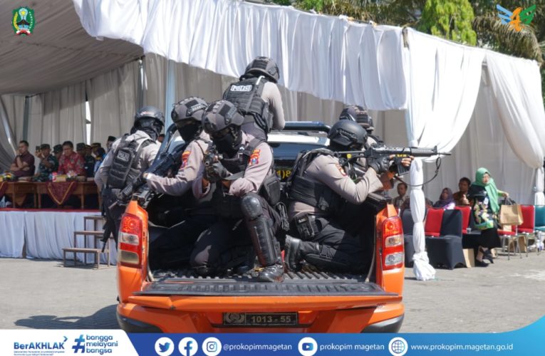 Pj Bupati Hergunadi Saksikan Gladi Simulasi SISPAMKOTA
