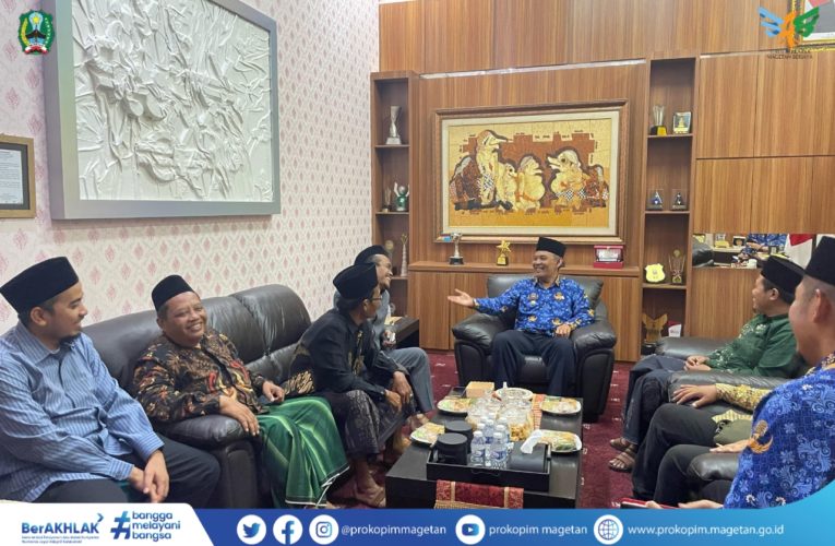 Peringati Hari Santri Nasional 2023, PCNU Magetan Audiensi dengan Pj. Bupati Magetan