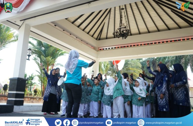 Pendapa Surya Graha Terima Tamu Istimewa Dari KB RA Muslimat Kedungpanji Lembeyan