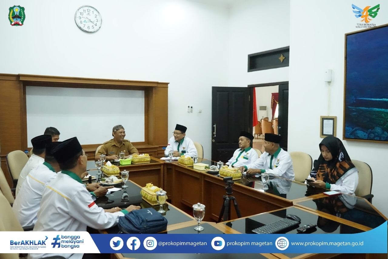 Audiensi Dengan Baznas Pj Bupati Magetan Ajak Untuk Lebih Berinovasi