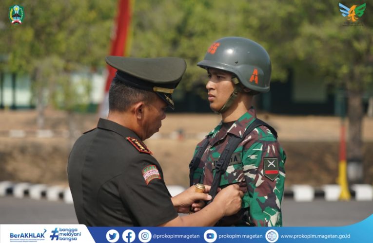 DANRINDAM V/BRAWIJAYA PIMPIN UPACARA PEMBUKAAN PROGRAM STUDI DIKMATA TNI AD GEL. II 2023