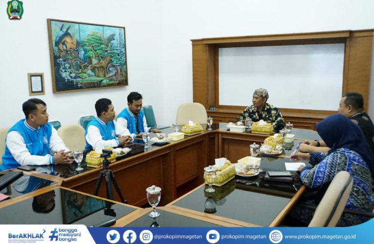 Pj. BUPATI MAGETAN TERIMA AUDIENSI PENGURUS KNPI MAGETAN