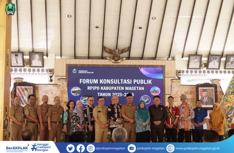 SERAP SARAN DAN PENDAPAT RANWAL RPJPD 2025-2045, PEMKAB MAGETAN GELAR, FORUM KONSULTASI PUBLIK