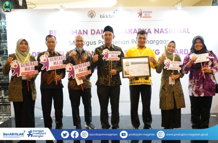 Desa Cileng Raih Anugerah Desa/Kelurahan Bebas Stunting Award 2023