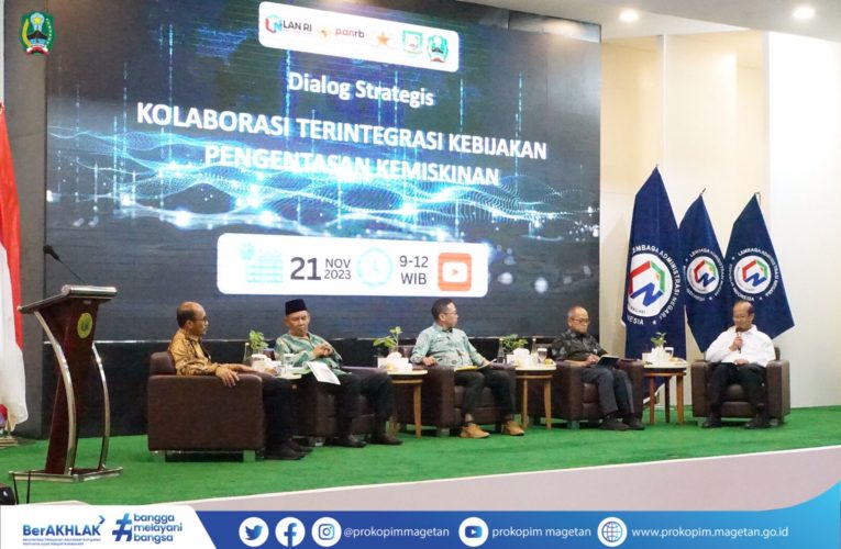 Pj Bupati Magetan ikuti Dialog Strategis Laboratorium Reformasi Birokrasi Tematik Pengentasan Kemiskinan LAN-RI