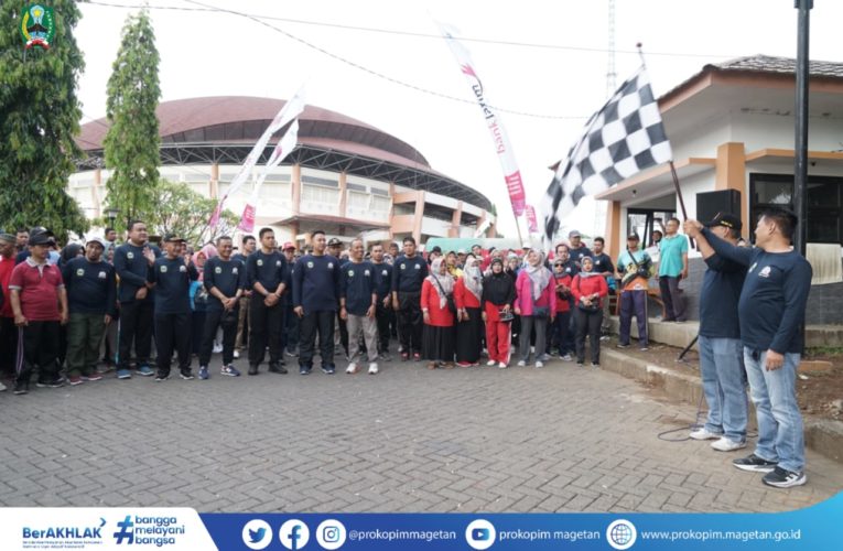 HUT Ke-52 KORPRI Kabupaten Magetan Gelar Jalan Sehat