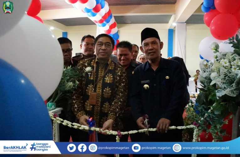 Pj. Bupati Magetan Resmikan Gedung Baru Bank BPR Jatim Bank UMKM Jawa Timur Cabang Magetan