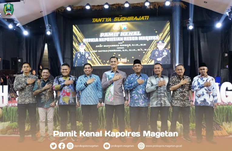 Pamit Kenal Kepala Kepolisian ResorMagetan