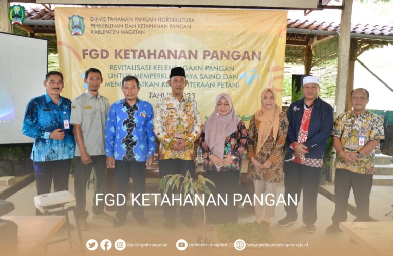 PERKUAT KELEMBAGAAN PANGAN, PEMKAB GELAR FGD KETAHANAN PANGAN