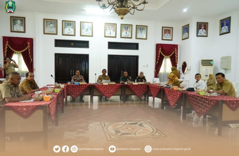 Pj. BUPATI MAGETAN IKUTI RAKOR PENGENDALIAN INFLASI SECARA HYBRID DENGAN KEMENDAGRI