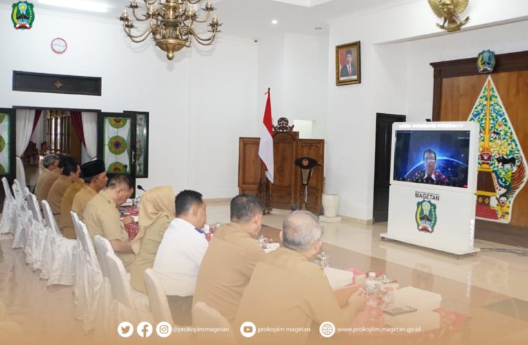 Pj. Bupati Magetan Hergunadi Ikuti Rapat Koordinasi Pencegahan dan Pemberantasan Korupsi