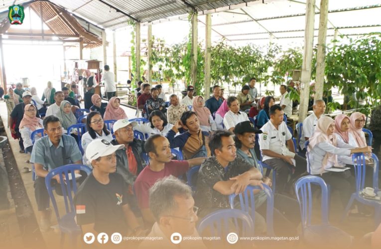 Pj. BUPATI MAGETAN HADIRI SARASEHAN DENGAN PETANI BERSAMA PROF. GEMBONG