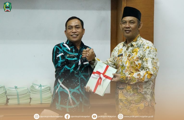 Penyerahan Sertipikat Aset Tanah Pemkab dari ATR/BPN Magetan