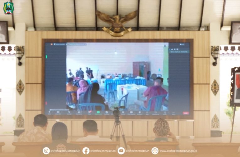 Pj. Bupati Magetan Dampingi Kepala Bakorwil I Madiun Pantau Jalannya Penghitungan Suara