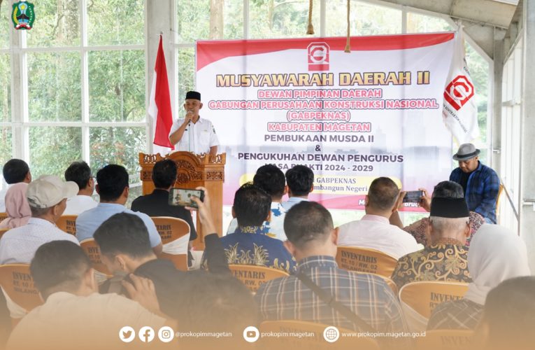 PJ BUPATI HADIRI MUSDA II DPD GABPEKNAS MAGETAN & PENGUKUHAN DEWAN PENGURUS 2024-2029