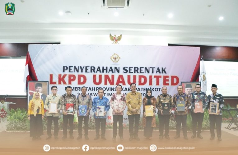 Penyerahan Serentak LKPD Unaudited Pemerintah Provinsi/Kabupaten/Kota Se-Jawa Timur Tahun 2023