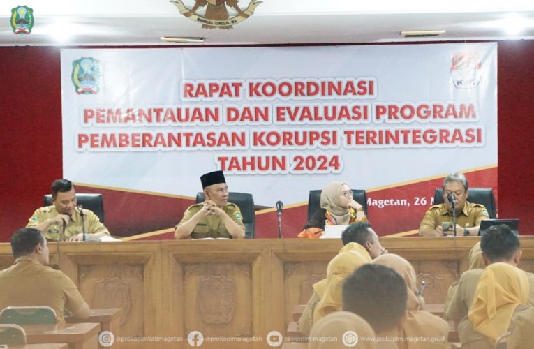 Rapat Koordinasi Pemantauan dan Evaluasi Program Pemberantasan Korupsi Terintegrasi tahun 2024