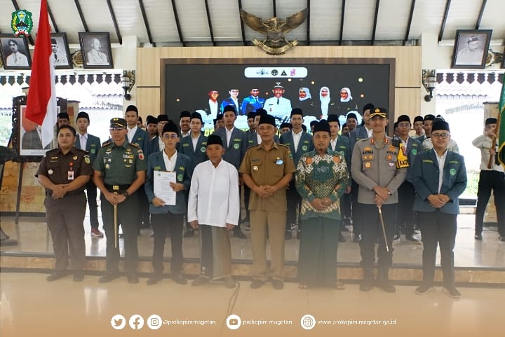 Pelantikan PC IPNU dan IPPNU Kabupaten Magetan Masa Khidmat 2023-2025
