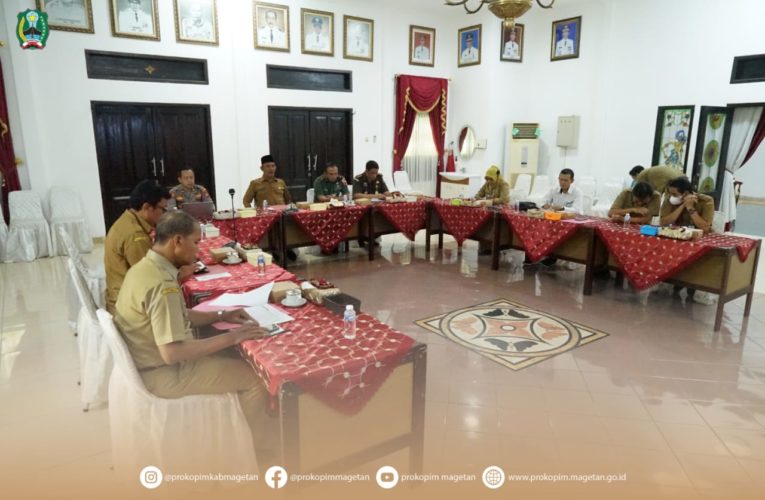 Pj Bupati Magetan Hadiri Rakor Pengendalian Inflasi Bersama TPID Kabupaten Magetan Secara Daring