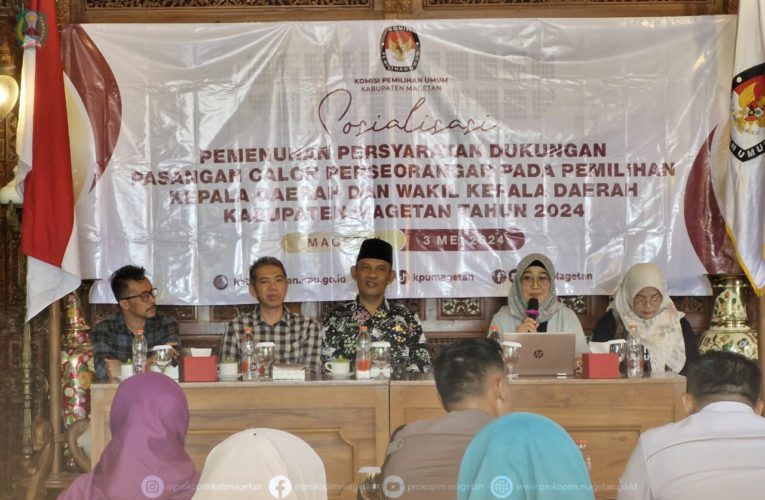 Sosialisasi Pemenuhan Persyaratan Dukungan Paslon Perseorangan pada Pilkada Serentak tahun 2024