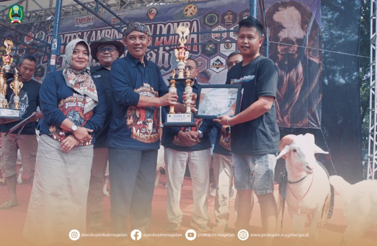 Perdana di Magetan, Kontes Kambing dan Domba Piala Bupati Magetan 2024