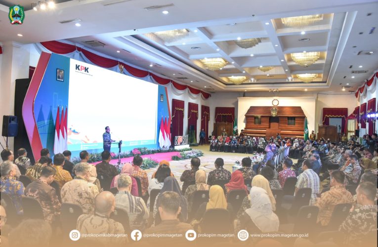 Dukung Pemberantasan Korupsi, Pemkab. Magetan hadiri Pembukaan Jelajah Negeri Bangun Anti Korupsi KPK RI.