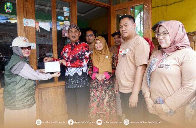Terima Petugas Pemutakhiran Data Pemilih (Pantarlih), Pj Bupati Magetan Meminta Masyarakat Untuk mendukung Program KPU Dalam Pelaksanaan Coklit Data Pemilih