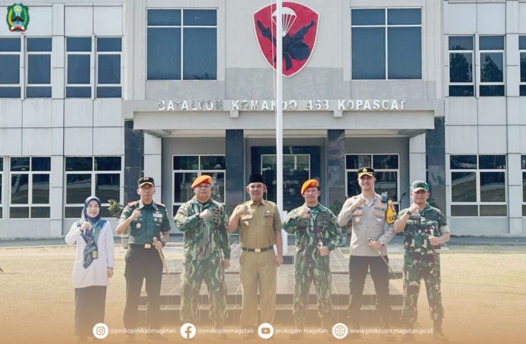 Pj Bupati Magetan Hadiri Sertijab Komandan Batalyon Komando 463 Kopasgat