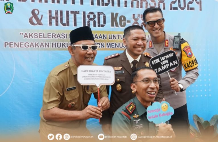 Pj Bupati Magetan Hadiri Resepsi Hari Bhakti Adhyaksa ke-64