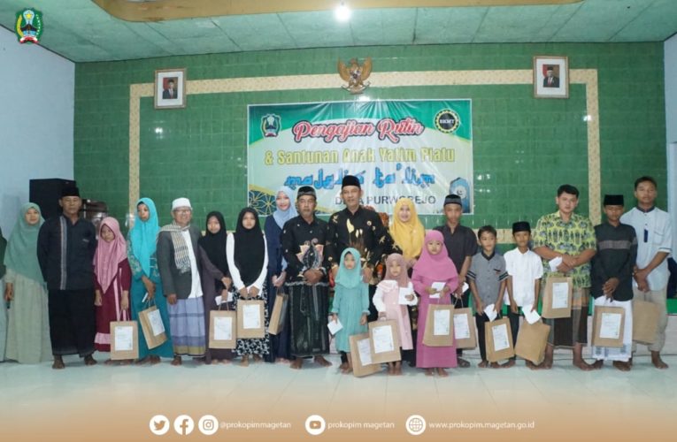 PJ.Bupati Magetan Santuni Anak Yatim- Duafa Desa Purworejo