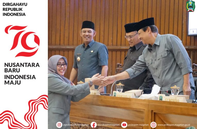 Rapat Paripurna DPRD Agenda Pemandangan Umum Fraksi DPRD terhadap Raperda dari Bupati