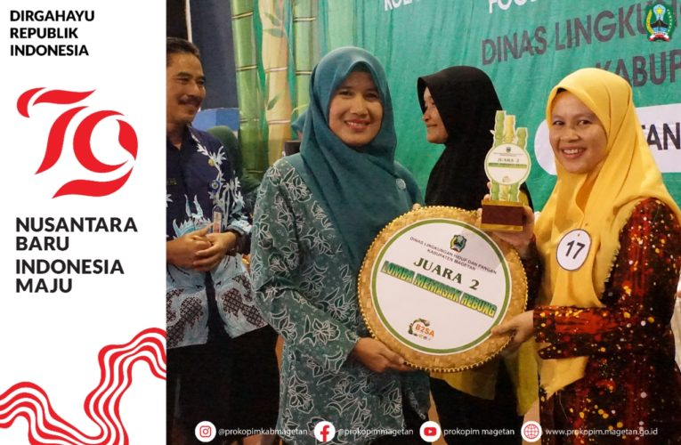 Ketua TP PKK Magetan Serahkan Hadiah Pemenang Lomba Cipta Menu B2SA