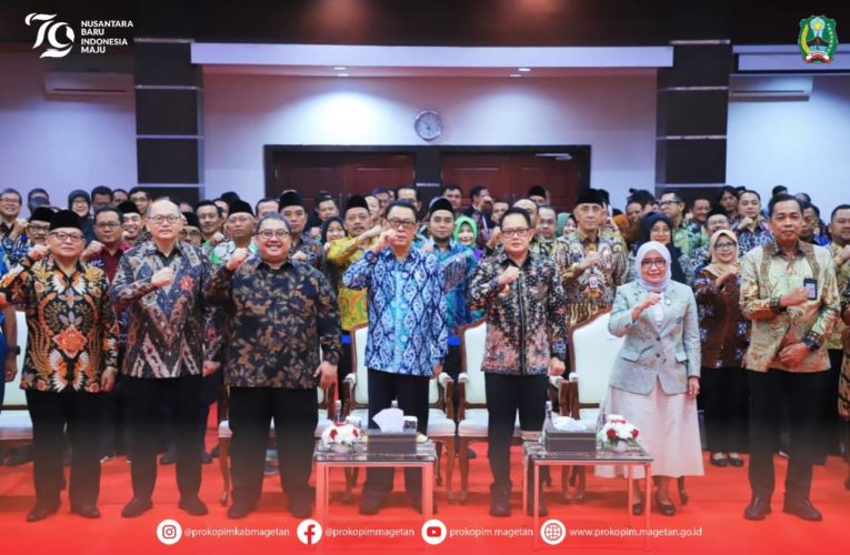 Sekdakab Magetan Hergunadi, Hadiri Pelantikan Kalan BPK Jatim