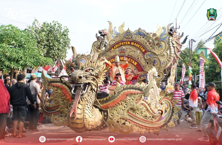 Antusiasme Masyarakat Saksikan Pawai Budaya Bangga Magetan Tahun 2024