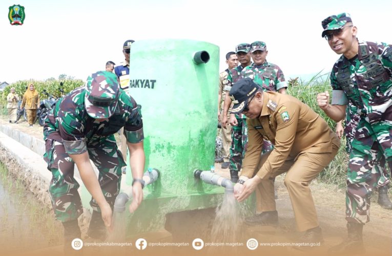 Pj Bupati Magetan Dampingi Danrem 081/DSJ Tinjau Program Pipanisasi di Desa Sumbedodol