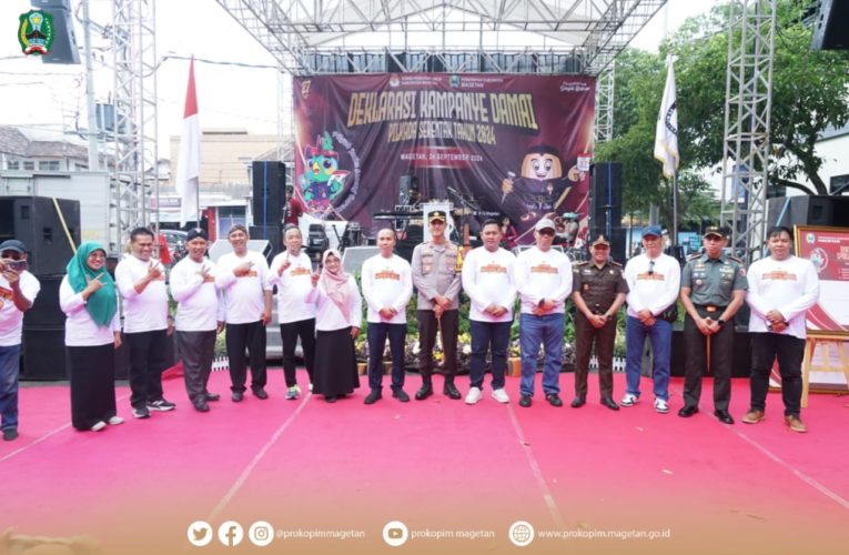 KPUD MAGETAN GELAR DEKLARASI KAMPANYE DAMAI