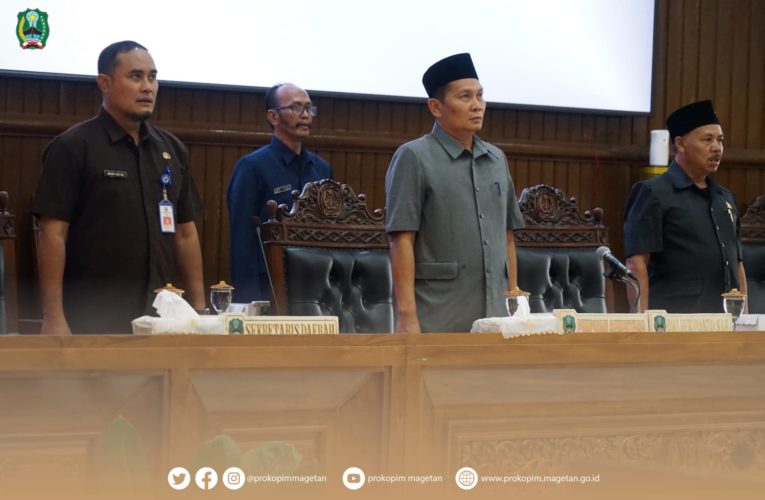 PJ SEKDAKAB MAGETAN HADIRI RAPAT PARIPURNA DPRD MAGETAN