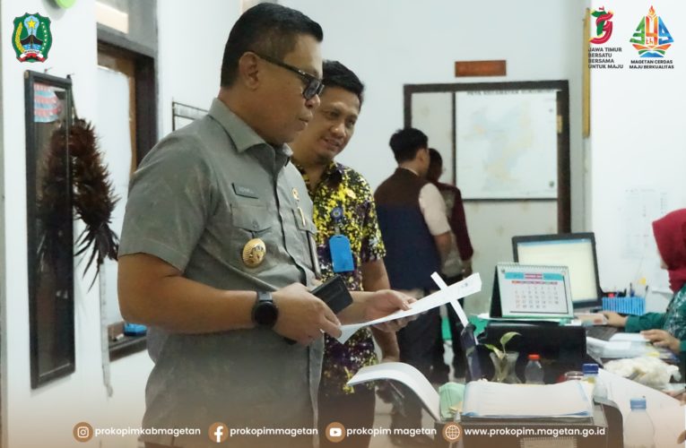 PJ BUPATI MAGETAN KUNJUNGI KECAMATAN SUKOMORO DAN DINAS PMD