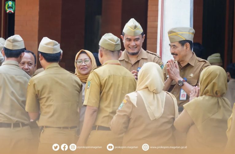 Penjabat Sekda Magetan Pimpin Apel Perdana Usai Libur Lebaran