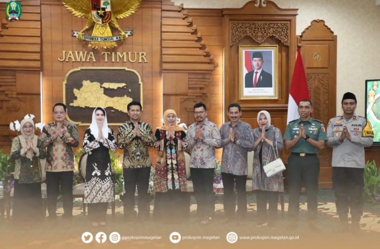 Pj Sekda Magetan beserta Forkopimda ikuti Halal Bihalal bersama Gubernur Jawa Timur.