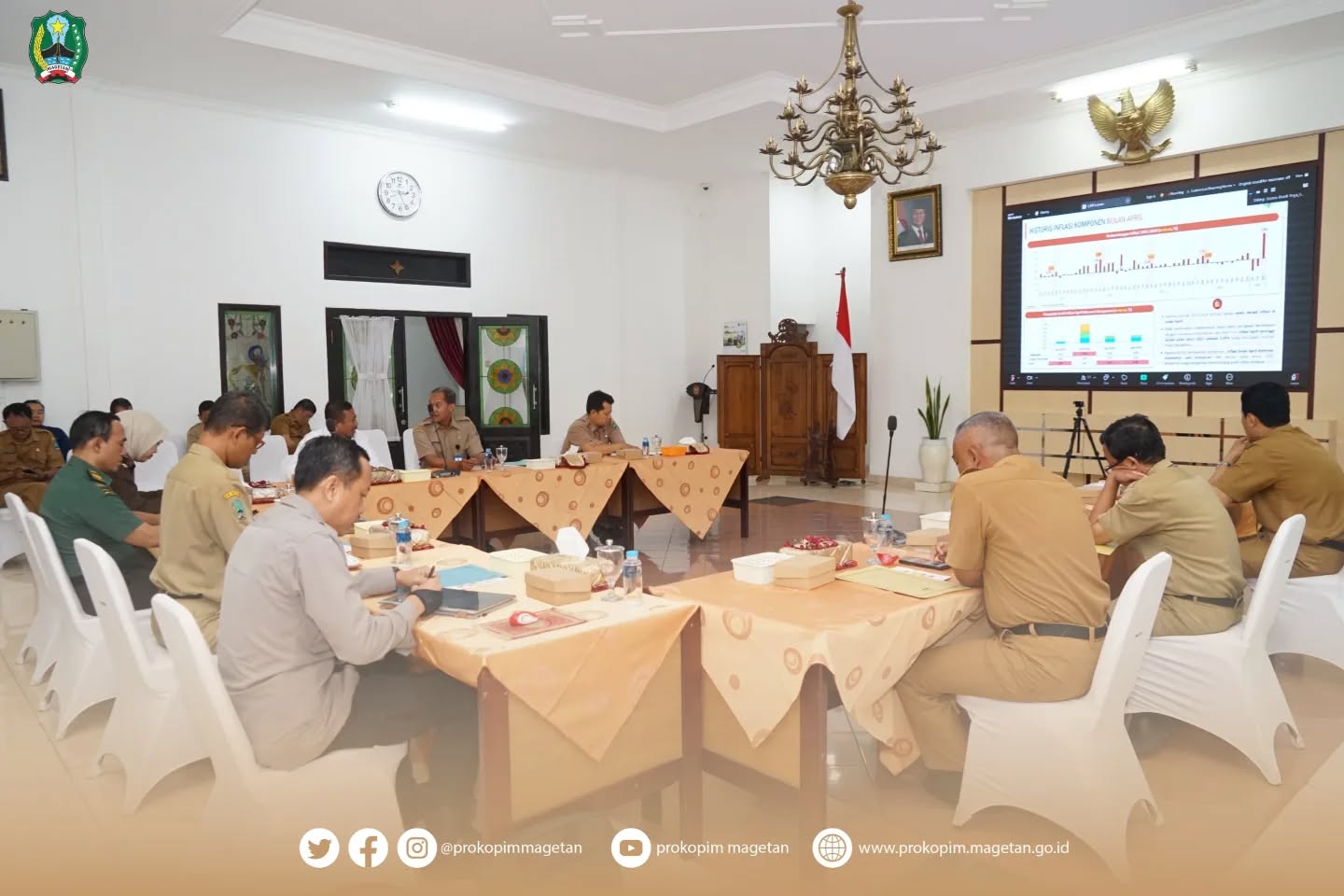 TOMSI TOHIR PIMPIN RAKOR INFLASI BERSAMA K/L DAN KEPALA DAERAH SE-INDONESIA.