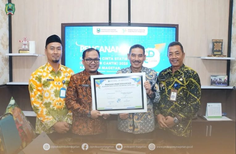 PENCANANGAN KELURAHAN/DESA CANTIK (Kelurahan/Desa Cinta Statistik) 2025 KABUPATEN MAGETAN