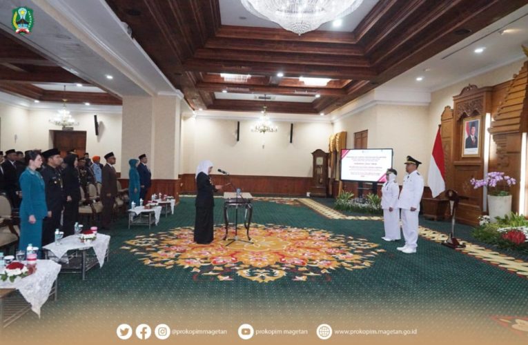 Hj. Nanik Endang Rusminiarti – Suyatni Priasmoro Resmi Menjabat Bupati dan Wakil Bupati Magetan