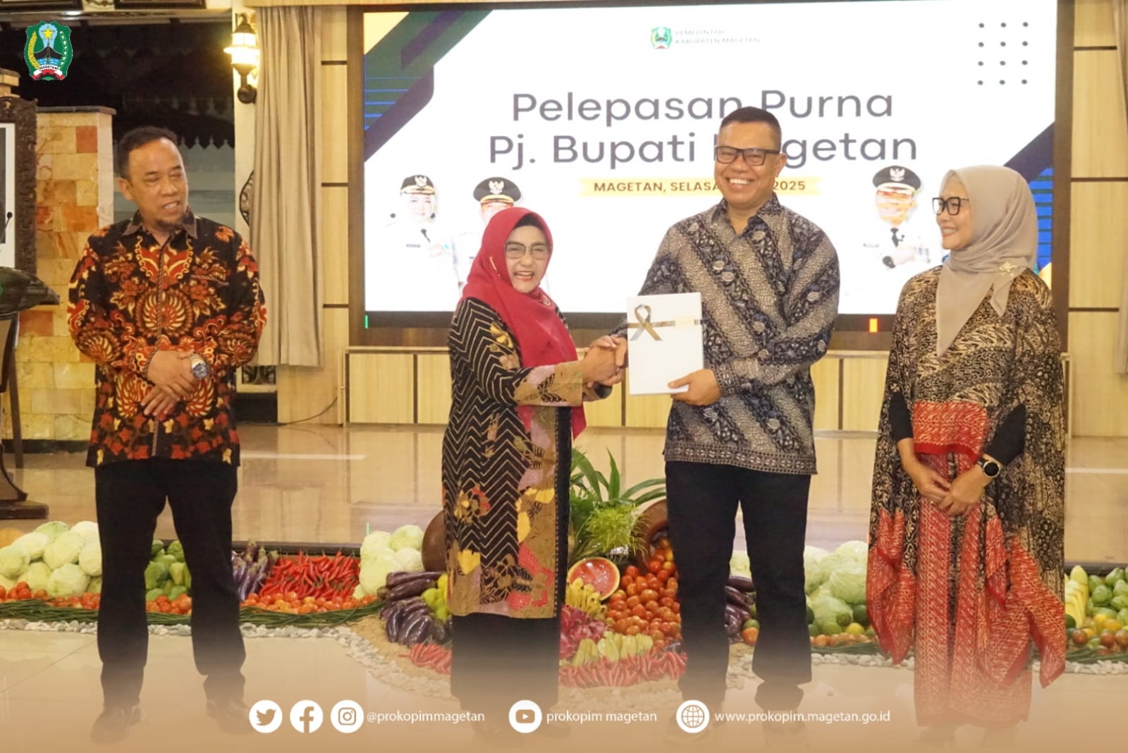 Pelepasan Purna Pj. Bupati Magetan Nizhamul, S.E., M.M Pamit, Dilepas dengan Harapan dan Apresiasi