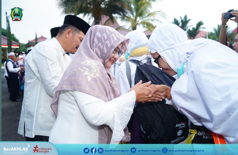 336 Jemaah Haji Kloter 51 Tiba di Magetan, Disambut Langsung Bupati dan Forkopimda