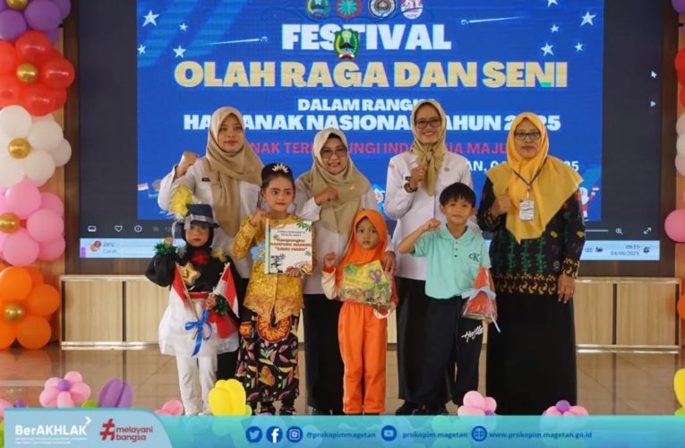 Hari Anak Nasional 2025 IGTKI Magetan Gelar Festival Olahraga dan Seni