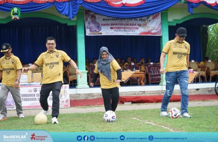 Bupati Hadiri, Pembukaan Tunamen Bhayangkara Cup di Pingkuk